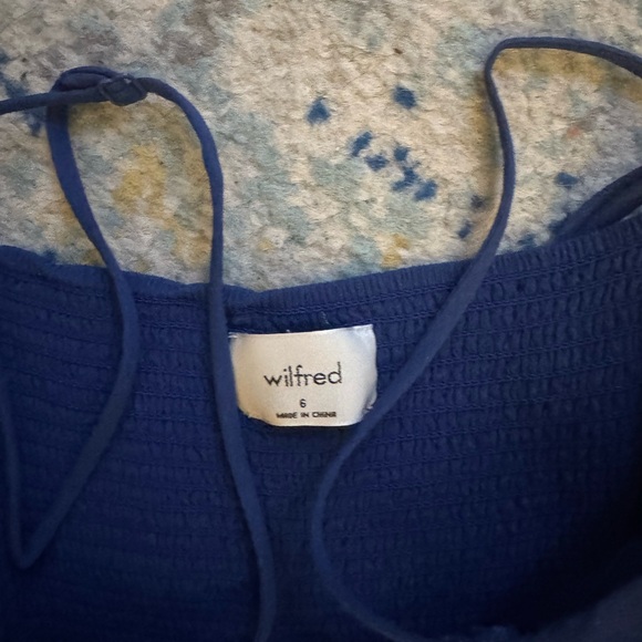 Aritzia Wilfred Bellow Maxi Dress in blue size 6 - Picture 3 of 3